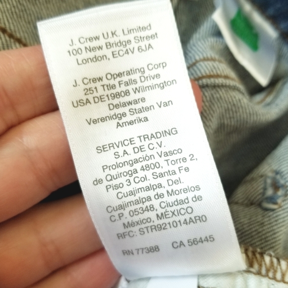 J Crew Women's High Rise High Waist Denim Blue Jean Shorts Zip-up sz 26 EUC - Picture 13 of 16